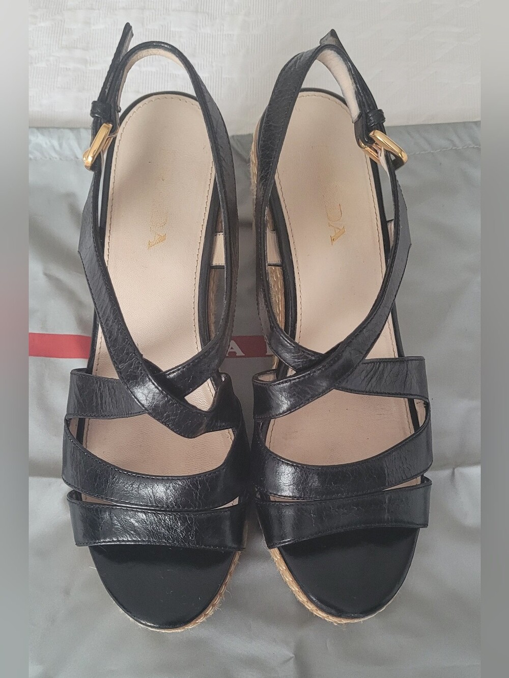 Prada Wedge Sandals